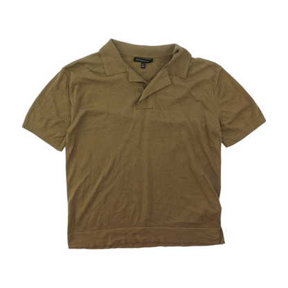Olive Solid Short Sleeve Polo