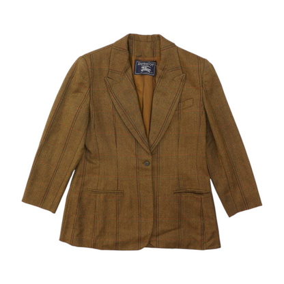 Vintage Wool Single-Breasted Blazer