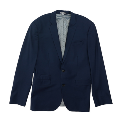 Navy Solid Suit Jacket