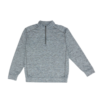 Navy Abstract 1/4 Zip Pullover