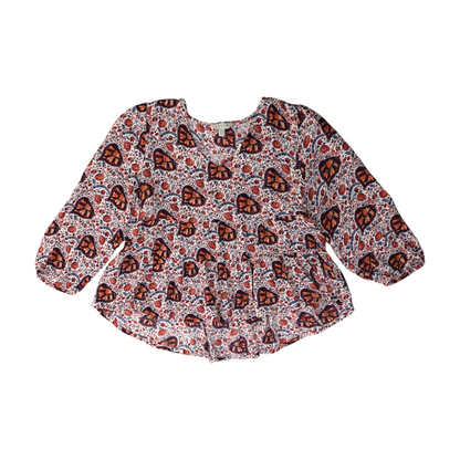 White Print Blouse