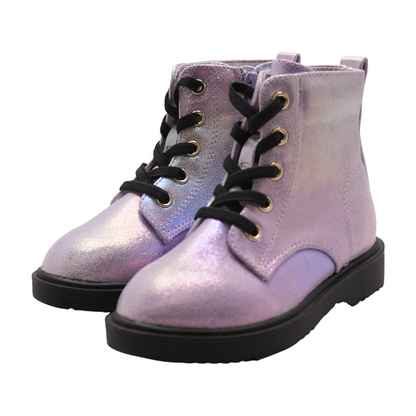 Purple Boots Shoes