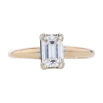 5/8 ozt 14K Two-Tone Gold Diamond Engagement Ring