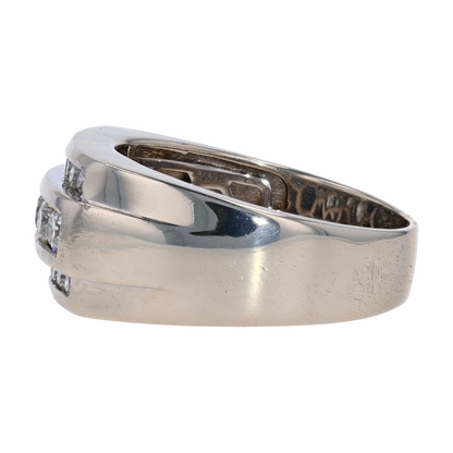 1 5/8 ctw 14K White Gold Diamond Band