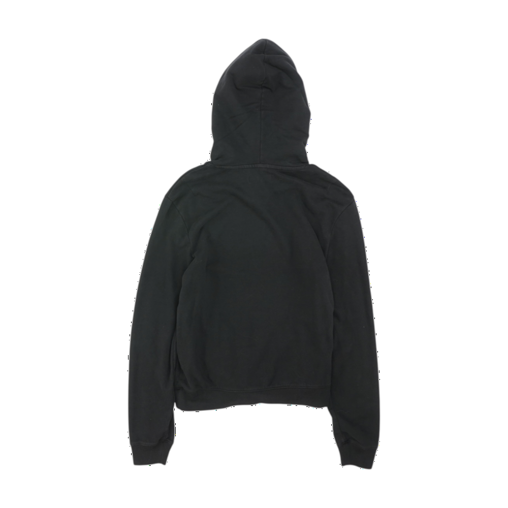 Black Solid Hoodie Pullover
