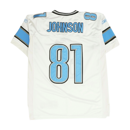 Men's White Detroit Lions Jersey