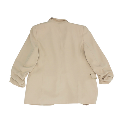 Tan Solid Blazer