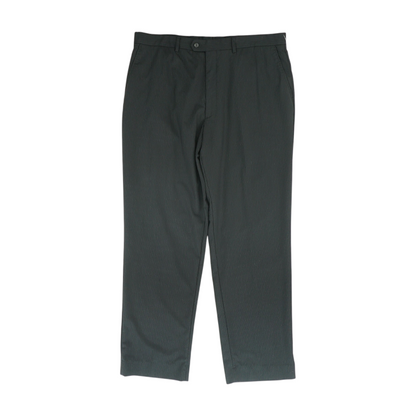 Black Striped Regular Pants