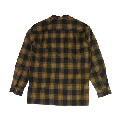 Brown Plaid Flannel Button Down