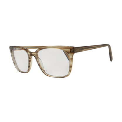 Brown Hughes M Square Prescription Eyewear
