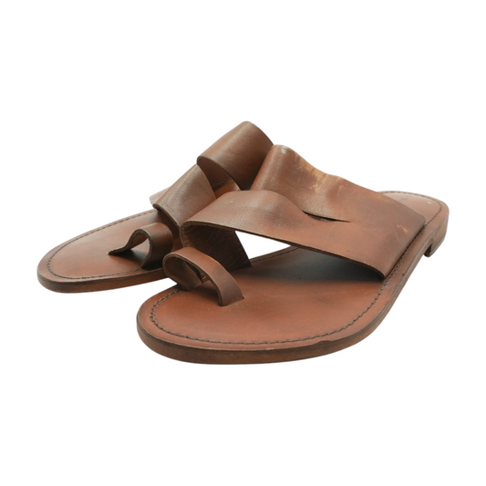 Brown Flat Sandals