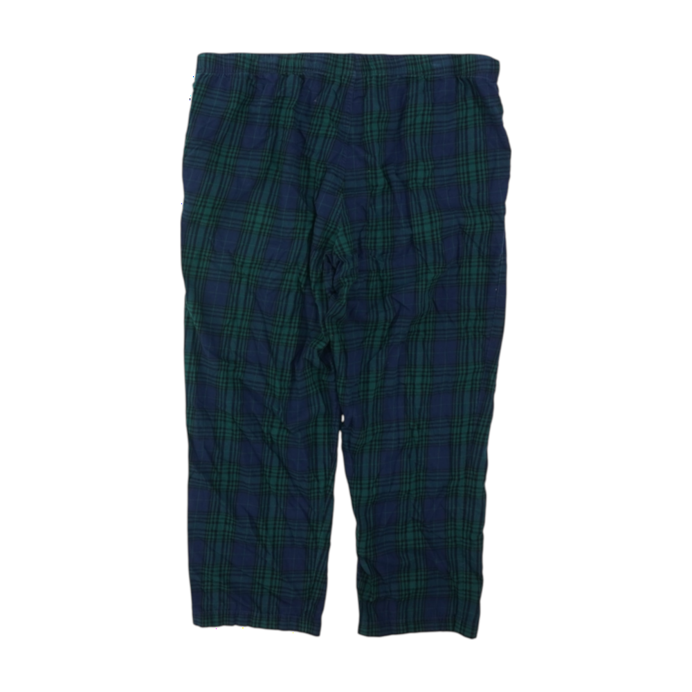 Navy Plaid Pajama Bottom