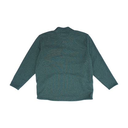Green Tall Solid 1/4 Zip Pullover