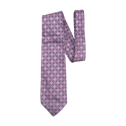 Purple Check Neck Tie