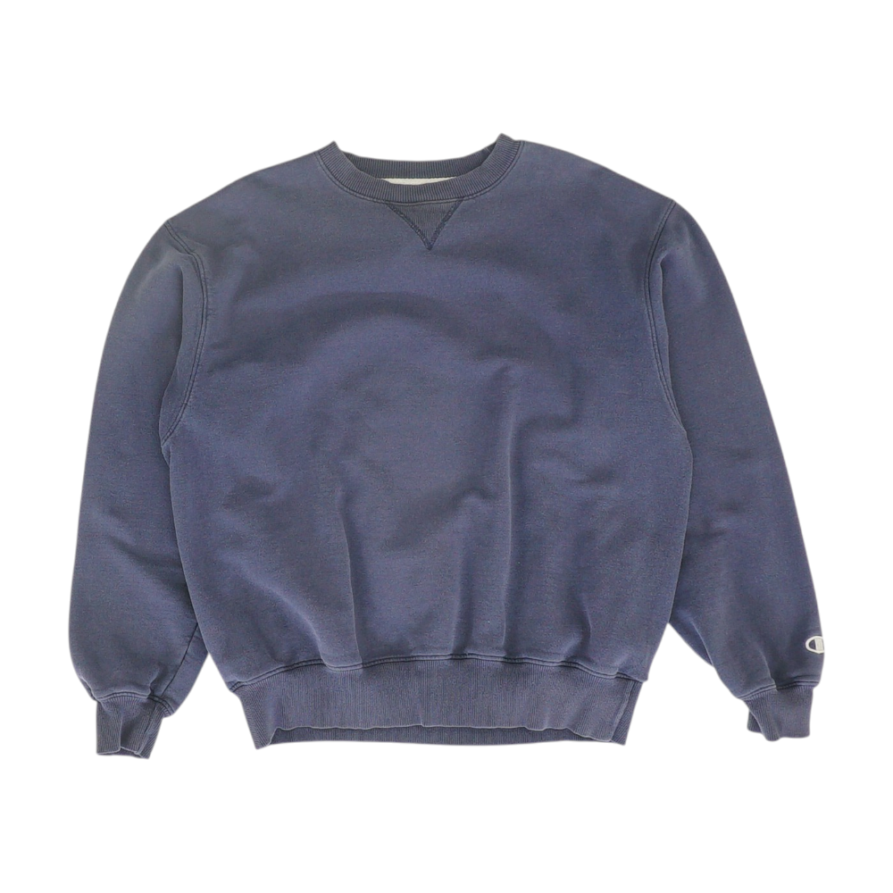 Navy Solid Sweatshirt Pullover