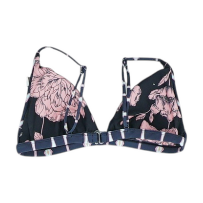 Navy Print Swim Top