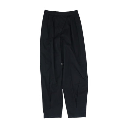 Black Solid Dress Pants