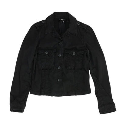 Black Denim Coat
