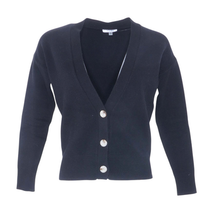 Black Cardigan Sweater