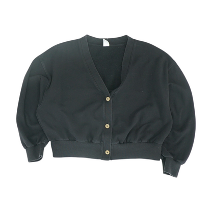 Black Cardigan Sweater