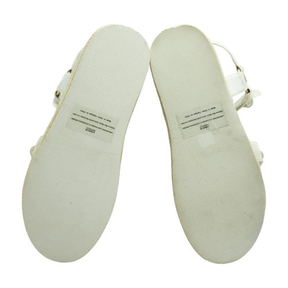 Ivory Flat Sandals