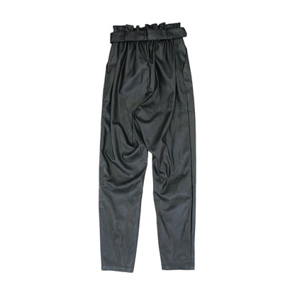 Black Solid Pants