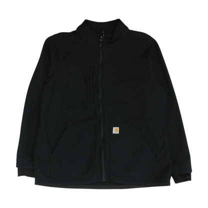 Black Solid Active Jacket