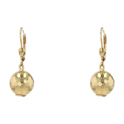 14K Yellow Gold Dangle Earrings