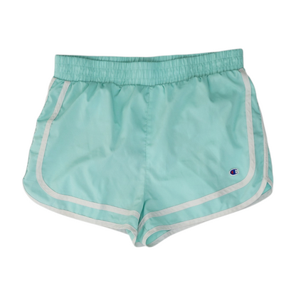 Blue Solid Active Shorts