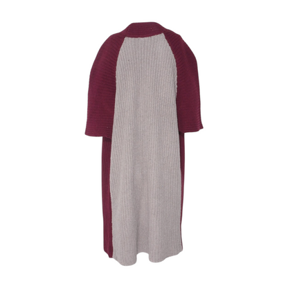 Maroon Cardigan Sweater