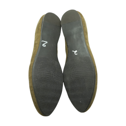 Olive Slip-On Flats