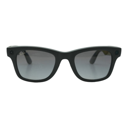 Black Wayfarer Smart Glasses