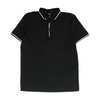 Armani Exchange Black Solid Short Sleeve Polo – Image 1