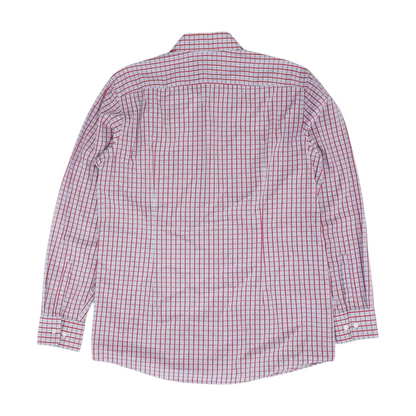 Blue Check Long Sleeve Button Down