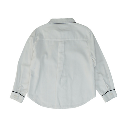 White Long Sleeve Button Down