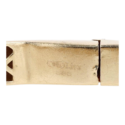 14K Yellow Gold Bangle Bracelet