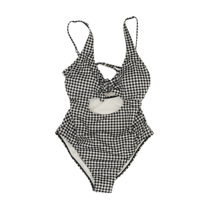 Black Check One-Piece