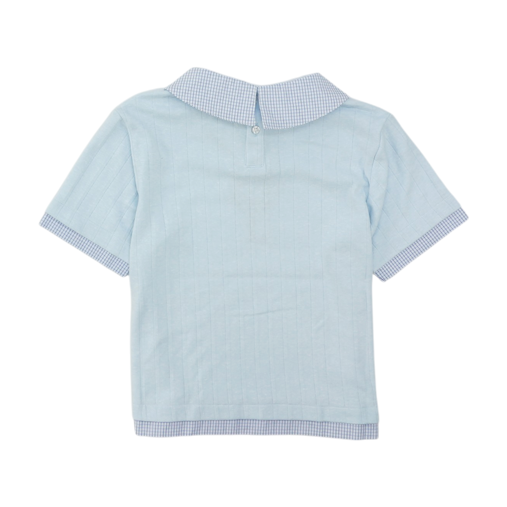 Blue Short Sleeve Polo