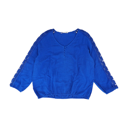 Blue Plus Blouse