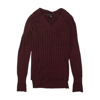 Burgundy Pullover Sweater