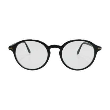 Black TF 5867-B Round Prescription Eyewear