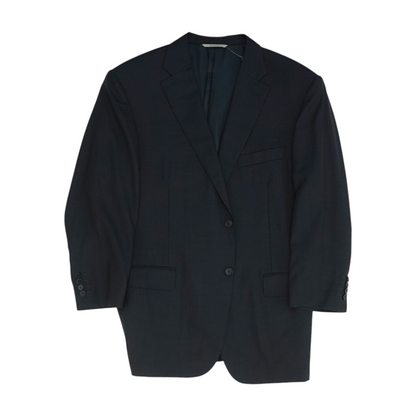 Navy Check Blazer