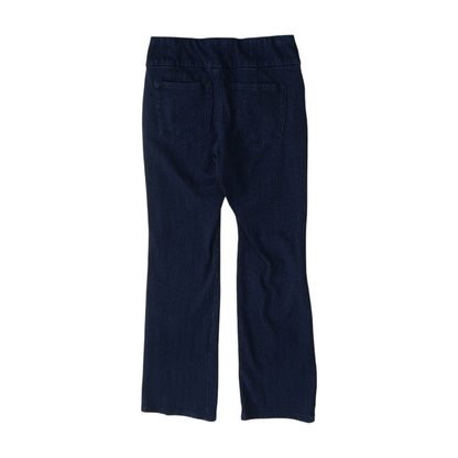 Blue Petite Straight Pants