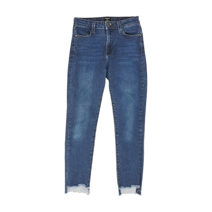 Blue Solid Jeans
