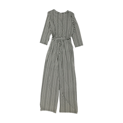 Black Petite Abstract Jumpsuit