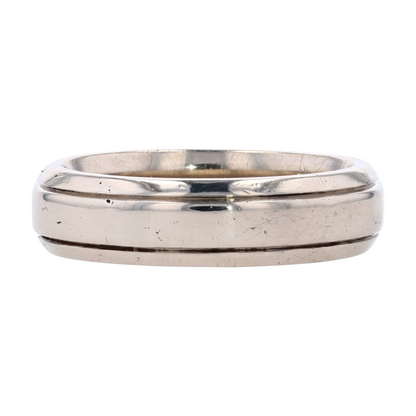 14K White Gold Band