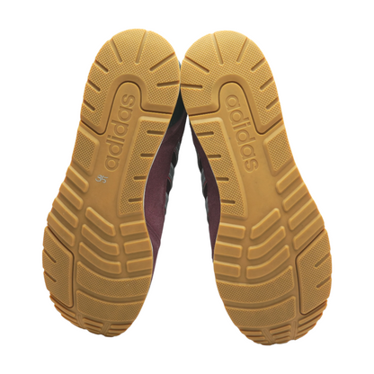 Burgundy Low-Top Athletic Shoes