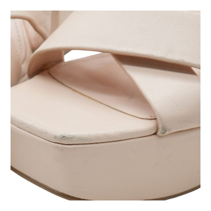 Nude Block Heel Sandals