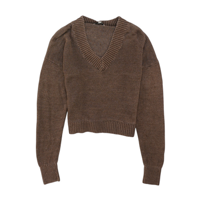 Brown Pullover Sweater