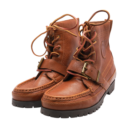 Brown Lace-Up Dress Shoes